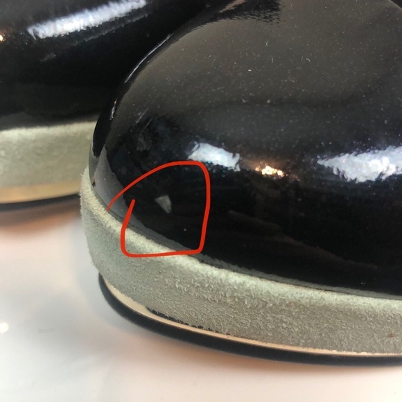 Vince Camuto Black Patent Leather Platform Heels Size 5.5 - Picture 8 of 8